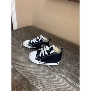 All Star Converse Chuck T Low Top Baby Toddlers Size 4 Black